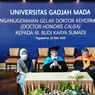 Menhub Budi Karya Sumadi Terima Gelar Doktor Kehormatan dari UGM
