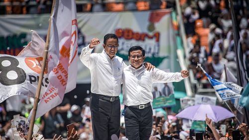 [GELITIK NASIONAL] Janji-janji dan Ambisi Tiga Capres-Cawapres di Kampanye Terakhir...