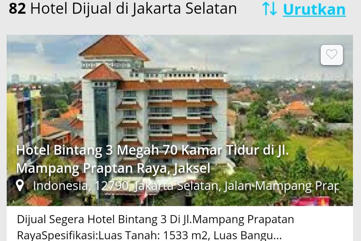 Hotel dijual