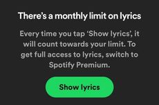 Ramai di Medsos, Lirik di Spotify Kini Dibatasi dan Harus Langganan Premium, Kok Bisa?