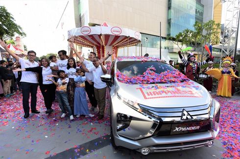 Kegembiraan Mitsubishi Xpander Tiba di Kota Palembang