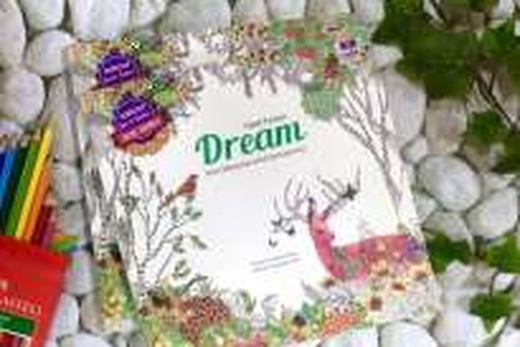 Dream, buku mewarnai untuk semua umur