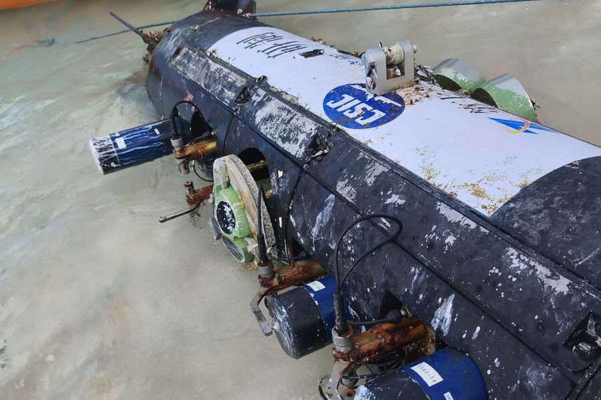 Nelayan Lombok Temukan Drone Bawah Laut Mirip Torpedo Diduga Milik China