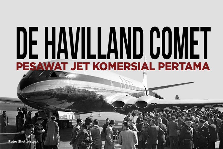 INFOGRAFIK: Mengenal Pesawat Jet Komersial Pertama, de Havilland Comet