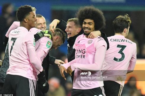 Everton Vs Leicester, The Foxes ke Semifinal Piala Liga Inggris usai Menang Adu Penalti