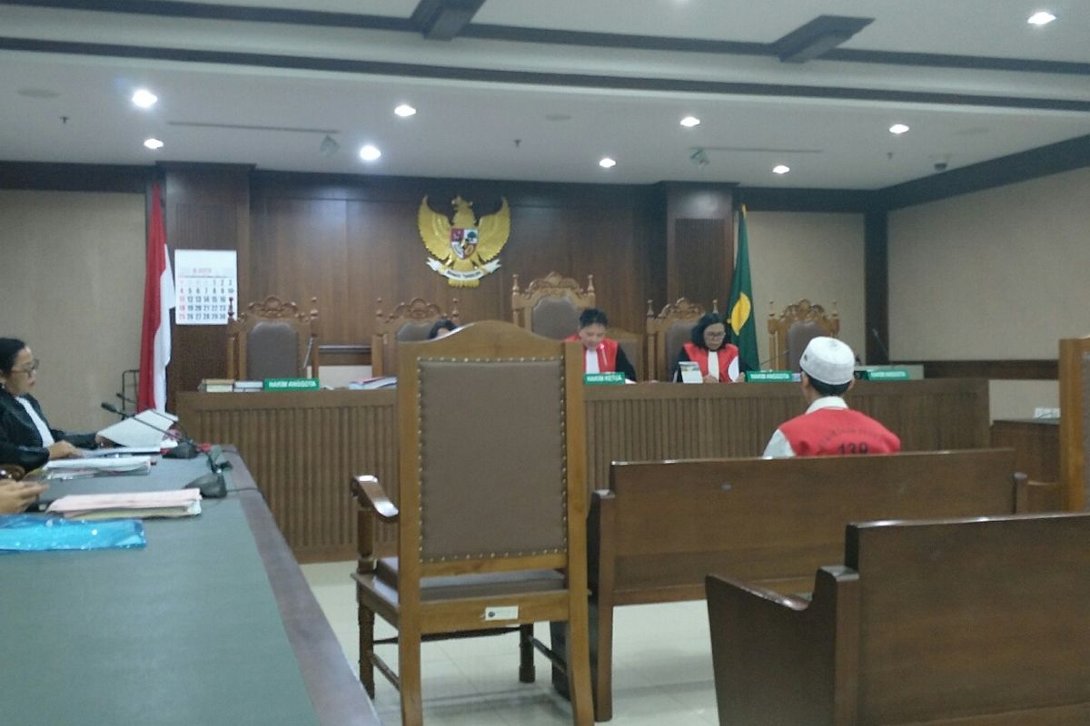 Kondisi sidang kerusuhan 21-22 Mei di Pengadilan Negeri Jakarta Pusat, Rabu (14/8/2019).