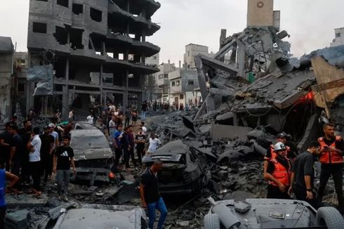 Israel Tak Henti Gempur Gaza, Total Korban Tewas 1.200, Israel 1.300
