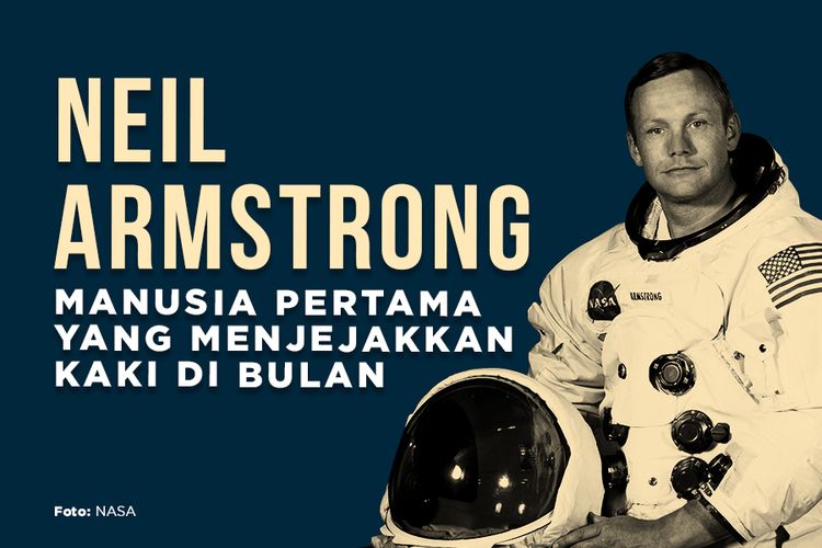 Neil Armstrong, Manusia Pertama yang Menjejakkan Kaki di Bulan