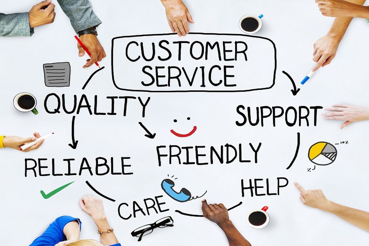 Ilustrasi Customer Service cepat tanggap 