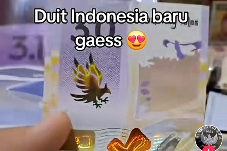 Benarkah Uang Kertas Pecahan 3.0 Bergambar Elang Jawa Jadi Uang Baru Indonesia? Ini Penjelasannya