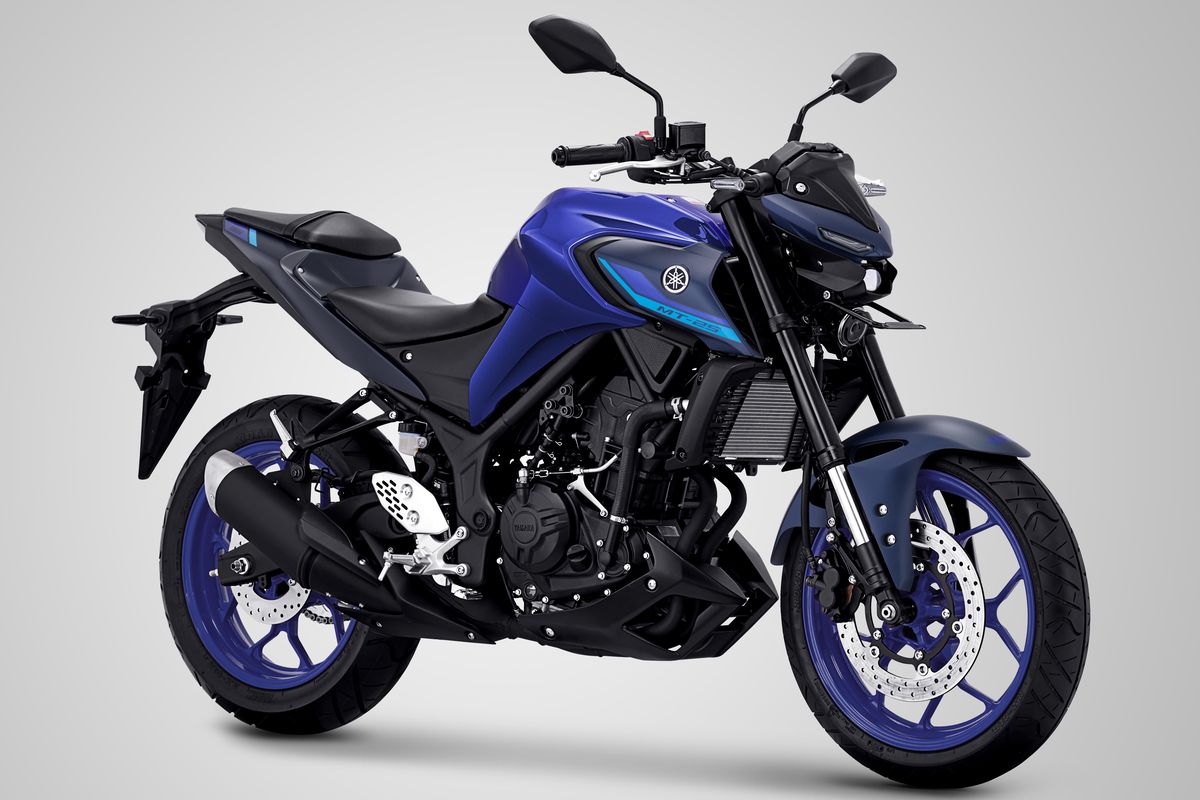 Warna baru Yamaha MT-25 Metallic Blue 