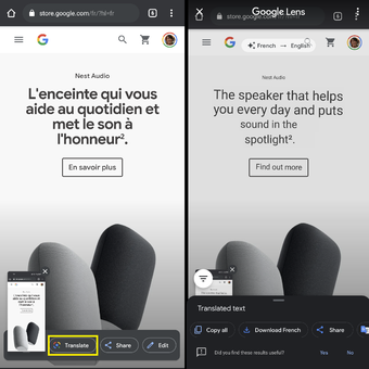 Google Lens kini bisa men-translate teks pada foto screenshot secara otomatis.