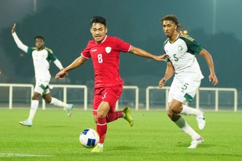 Hasil Timnas U23 Indonesia Vs Arab Saudi: Garuda Kalah, Cetak 1 Gol via Komang Teguh