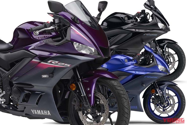 warna baru Yamaha YZF-R25 lansiran 2023