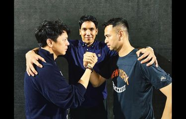 Raffi Ahmad menantang penyanyi Ariel NOAH untuk bertanding tinju.bHal tersebut terungkap dalam acara Superstars Knockout 2023 yang mempertemukan Jefri Nichol dan El Rumi pada 17 November 2023 di Mahaka Square Kelapa Gading, Jakarta Utara.