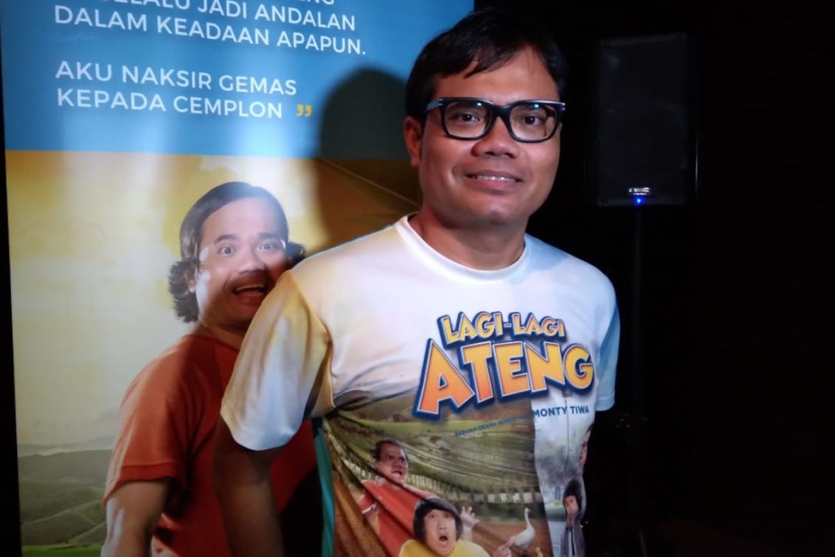 Soleh Solihun saat ditemui usai press screening film Lagi Lagi Ateng di XXI Epicentrum, Kuningan, Jakarta Selatan, Senin (7/1/2019). 