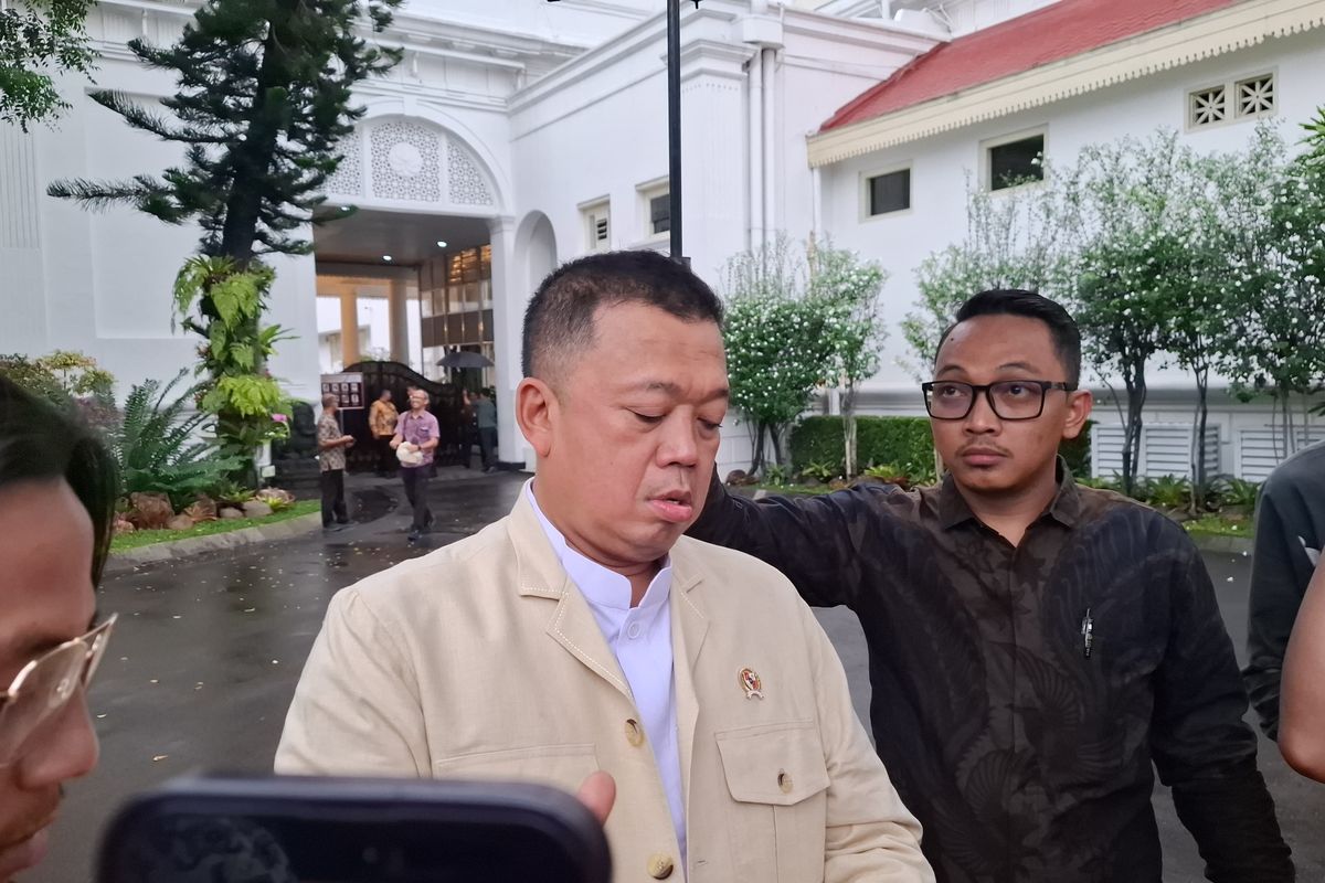 Menteri Agraria dan Tata Ruang (ATR)/Kepala Badan Pertanahan Nasional (BPN), Nusron Wahid di Kompleks Istana, Jakarta, Jumat (23/5/2025).