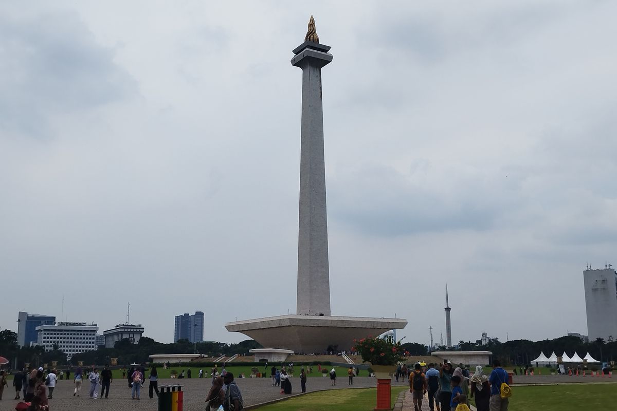 Ilustrasi Monas. HUT ke-79 Bhayangkara bakal digelar di Monas pada Selasa (1/7/2025).