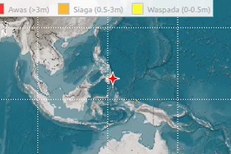 Gelombang Tertinggi 17 Cm di Talaud, Peringatan Tsunami Dicabut Usai Gempa di Laut Filipina