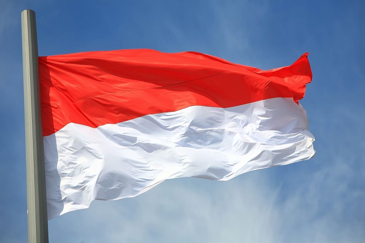 Bendera Indonesia.