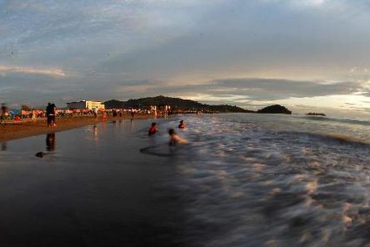 Ilustrasi liburan di pantai