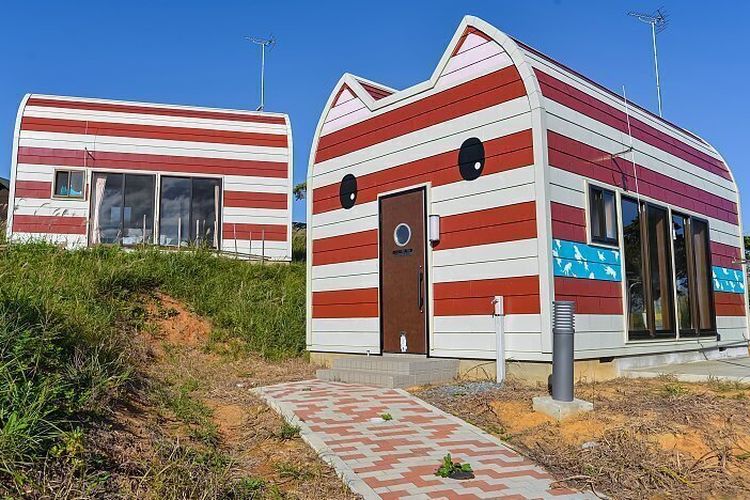 Pulau Kucing atau Pulau Tashirojima di Prefektur Miyagi, Jepang.