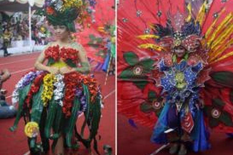 Peserta Malang Flower Carnival 2014