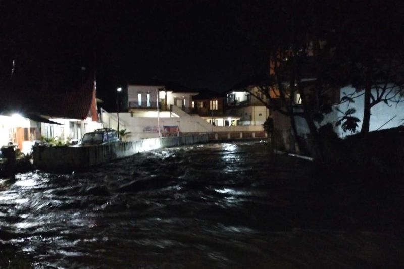 Sejumlah Lokasi di Bukittinggi Terendam Banjir