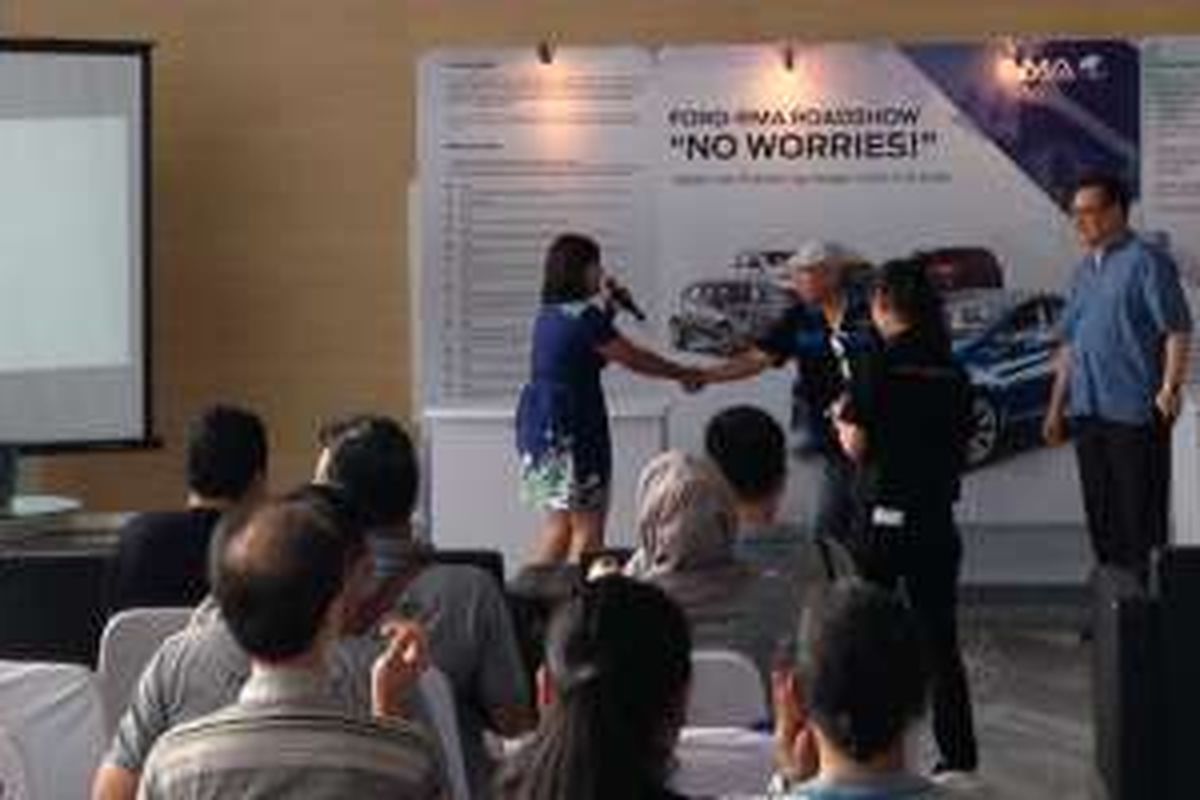 Acara Ford-RMA Roadshow di salah satu diler Ford Auto Kencana Kelapa Gading.