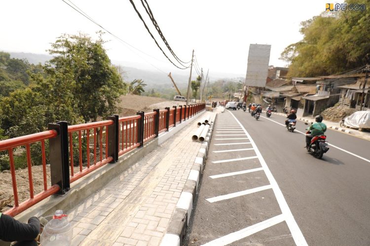 Dua Bulan Lebih Cepat, Perbaikan Jalan Gombel Lama Semarang Rampung