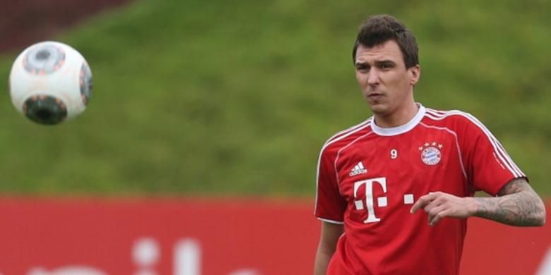 Striker Bayern Muenchen, Mario Mandzukic.