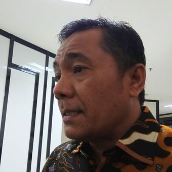 Wakil Ketua Mahkamah Kehormatan DPR Sarifuddin Sudding di Gedung DPR, Jakarta, Selasa (19/9/2017).