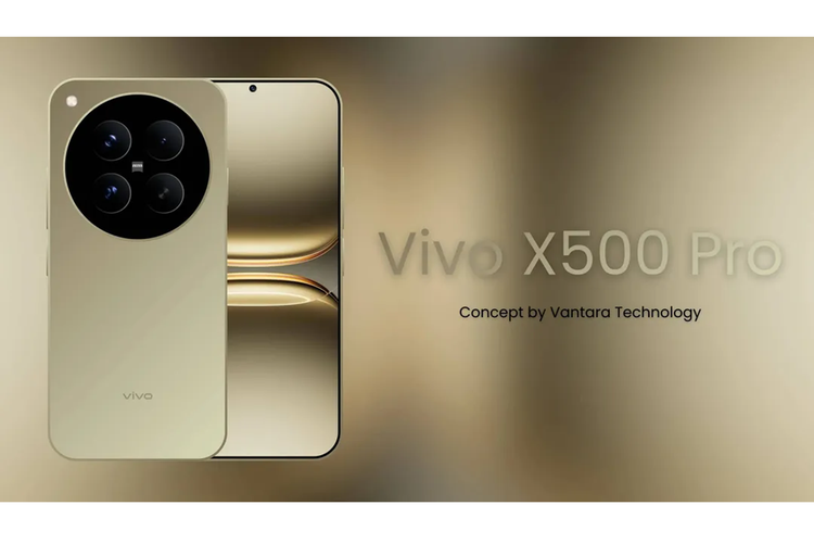 Ilustrasi bocoran HP Vivo X500 series, lini flagship penerus Vivo X300 series.