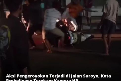 Viral, Video Pengendara Motor Dikeroyok Sejumlah Pemuda di Probolinggo