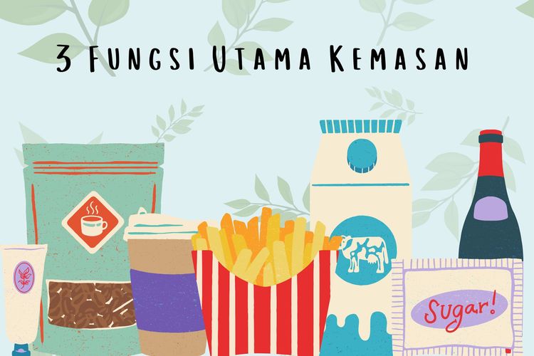 Tiga fungsi utama kemasan adalah sebagai pelindung, media promosi, dan memuat identitas.