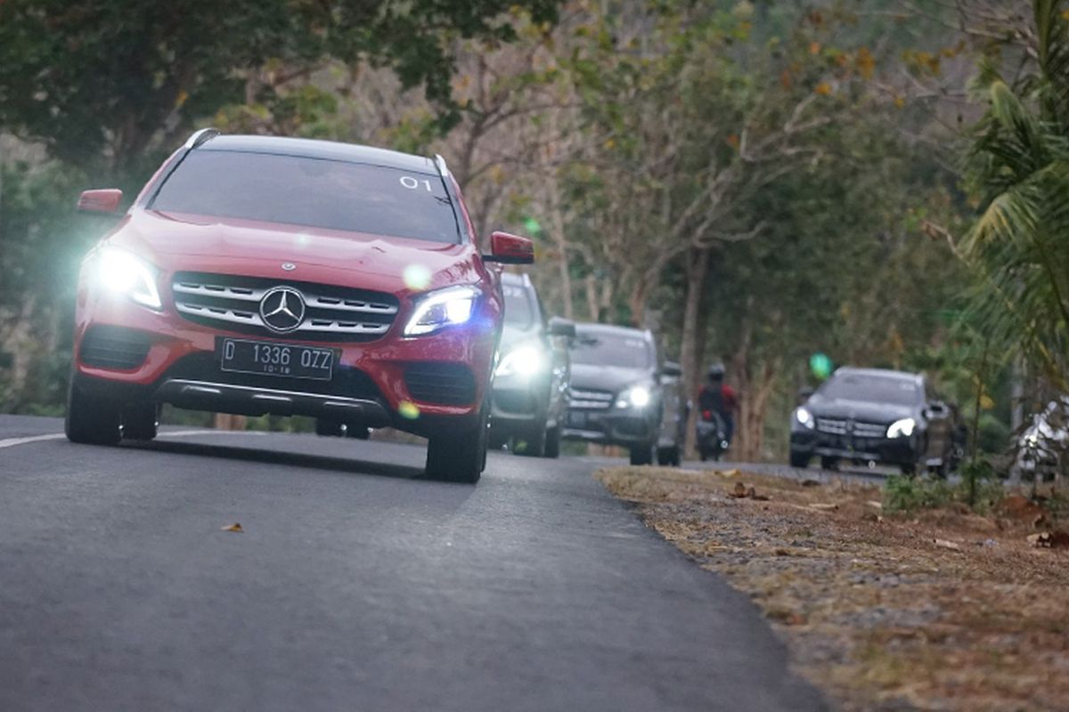 Tes drive Mercedes-Benz GLA 200 AMG Line Yogyakarta