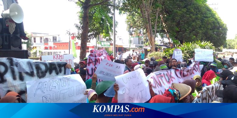 Terdampak Pencemaran Udara Dari Pltu Ratusan Warga Geruduk Kantor Dlh