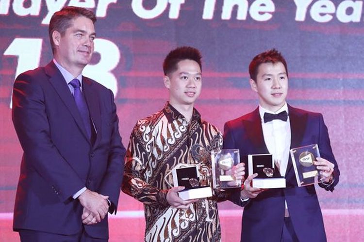 Kevin Sanjaya/Marcus Fernaldi Gideon menjadi pemian terbaik BWF tahun ini