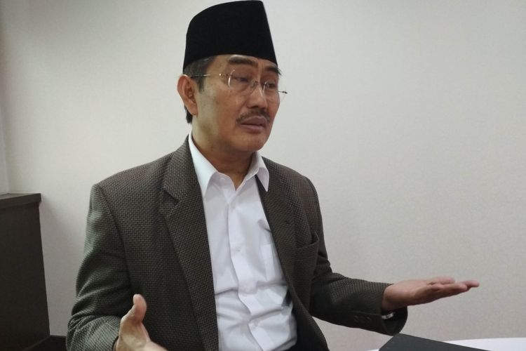 Ketua Umum Ikatan Cendekiawan Muslim Indonesia (ICMI), Jimly Asshiddiqie Ketika Ditemui di Kawasan Kuningan, Jakarta Selatan, Rabu (17/5/2017).