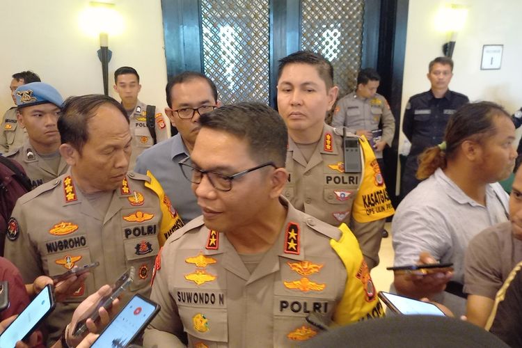 Kapolda DIY Irjen Pol Suwondo Nainggolan saat ditemui di Hotel Sheraton, Kamis (28/12/2023)