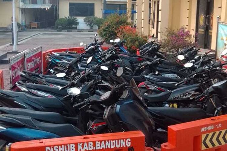 Joki Balap Liar di Majalaya Intai Polisi Sebelum Beraksi, 47 Orang dan 25 Motor Diamankan