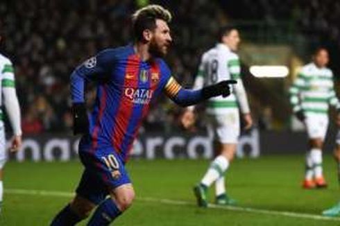 Messi Antarkan Barcelona ke Babak 16 Besar Liga Champions