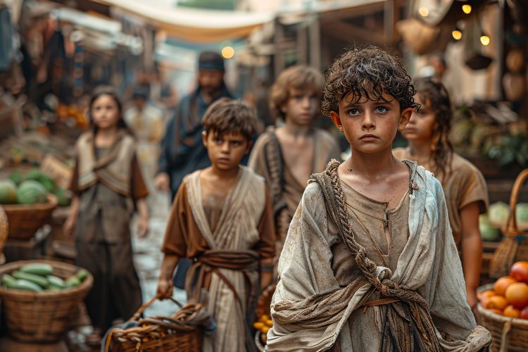 Ilsutrasi anak muda Islam