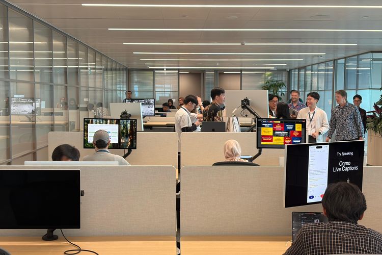 Suasana salah satu ruangan di Apple Developer Institute di Jakarta.