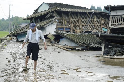 Hujan Lebat di Jepang, 1,2 Juta Orang Diminta Evakuasi Mandiri