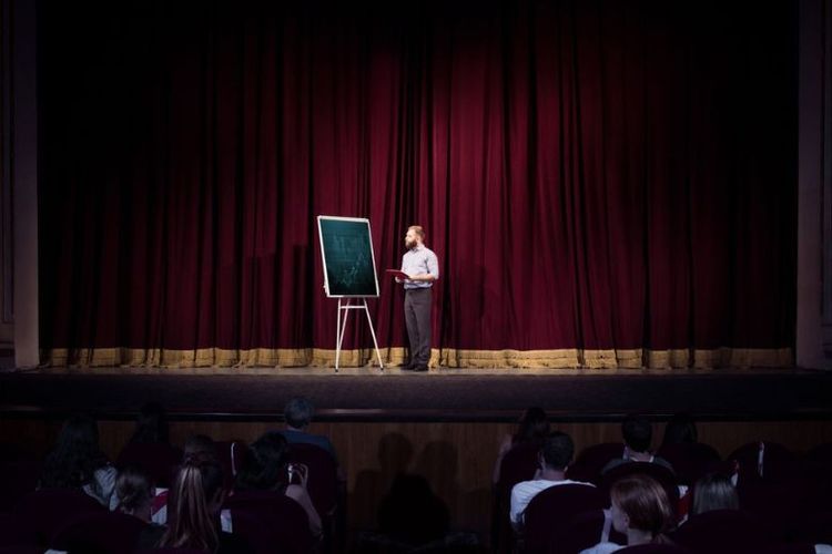 Ilustrasi komunikasi publik. 