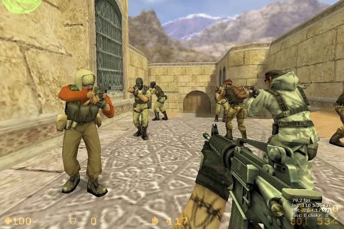 Game FPS klasik Counter Strike.