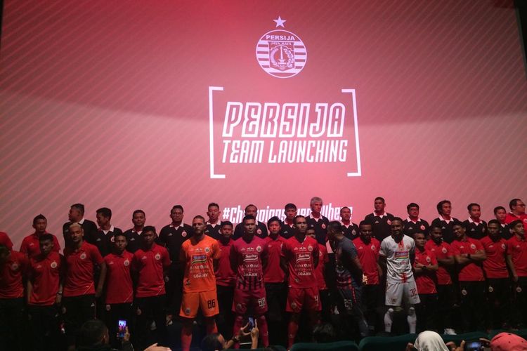 Acara launching tim Persija Jakarta untuk Liga 1 musim 2019 berlangsung di XXI Epicentrum, Kuningan, Jakarta Selatan. 