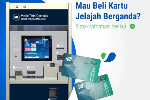Mau Beli Kartu Jelajah Berganda MRT Jakarta? Begini Caranya