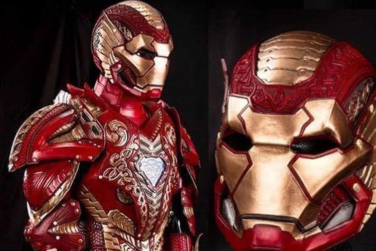 Armor terbaru Iron Man yang diprediksi akan digunakan dalam film Avengers: Infinity War.